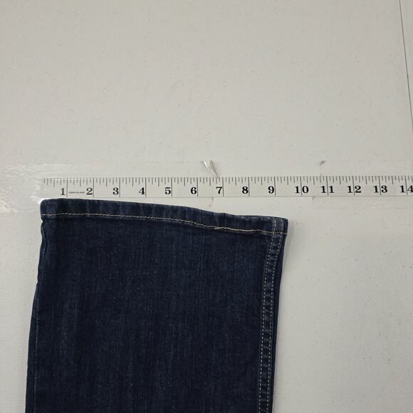 Levi's 518‎ too superlow boot cut jeans blue 11m 30x32 denim 5335 - Picture 7 of 12